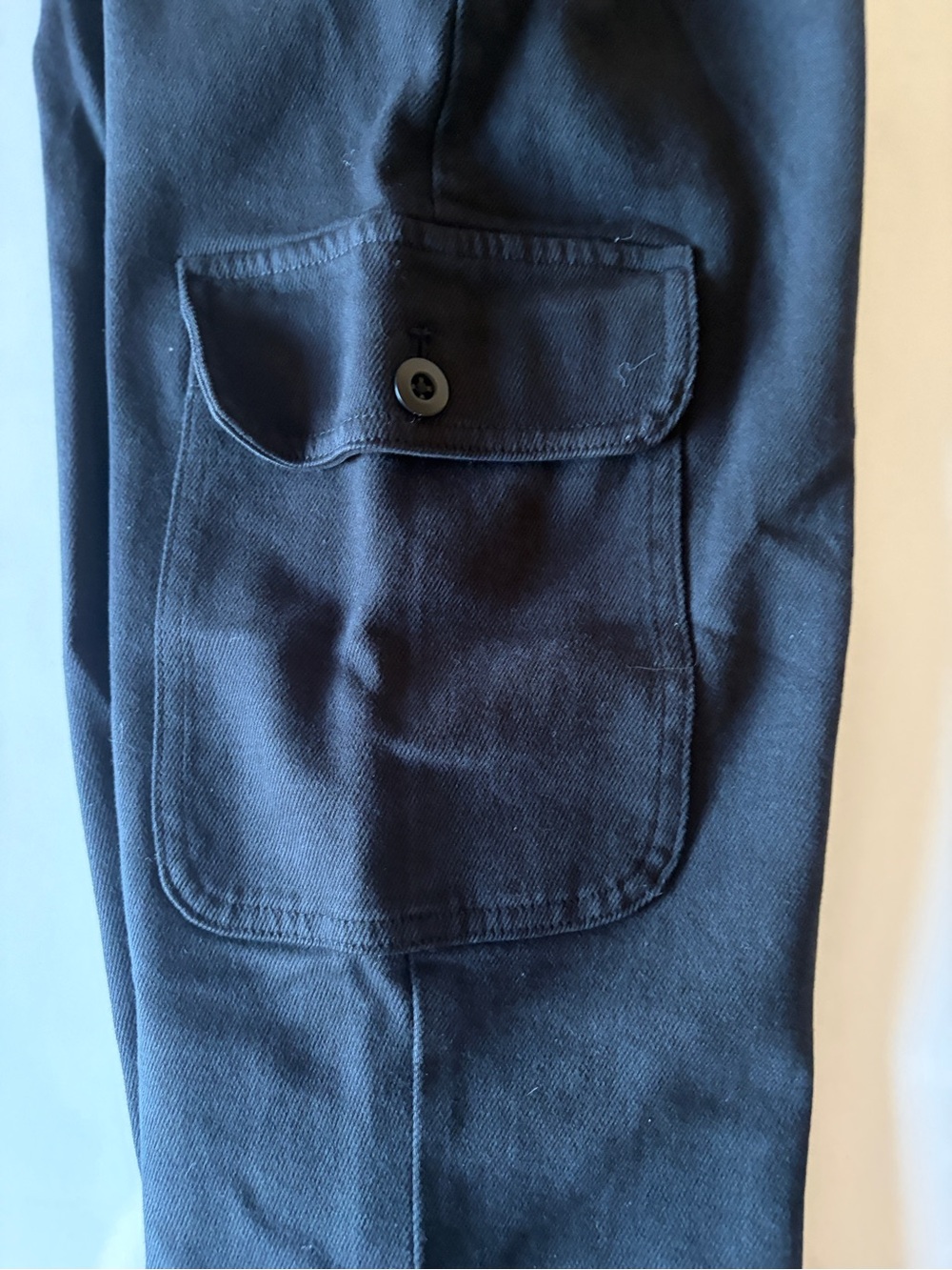 Wilfred Free Aritzia Black Cargo Pants high-rise waist button fly women’s 00 - Picture 7 of 11